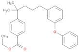 Benzoic acid, 4-[1,1-dimethyl-4-(3-phenoxyphenyl)butyl]-, ethyl ester