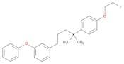 Benzene, 1-[4-[4-(2-fluoroethoxy)phenyl]-4-methylpentyl]-3-phenoxy-