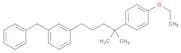 Benzene, 1-[4-(4-ethoxyphenyl)-4-methylpentyl]-3-(phenylmethyl)-