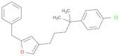 Furan, 4-[4-(4-chlorophenyl)-4-methylpentyl]-2-(phenylmethyl)-