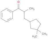 1-Propanone, 3-(3,3-dimethylcyclopentyl)-2-methyl-1-phenyl-