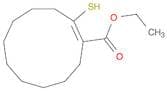 1-Cycloundecene-1-carboxylic acid, 2-mercapto-, ethyl ester, (Z)-