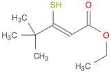 2-Pentenoic acid, 3-mercapto-4,4-dimethyl-, ethyl ester, (Z)-