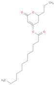 Dodecanoic acid, 3,6-dihydro-6-oxo-2-propyl-2H-pyran-4-yl ester