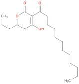 2H-Pyran-2-one, 5,6-dihydro-4-hydroxy-3-(1-oxododecyl)-6-propyl-