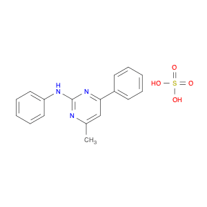 2-Pyrimidinamine, 4-methyl-N,6-diphenyl-, sulfate (1:1)