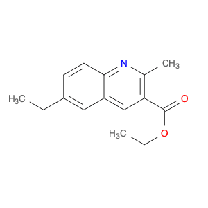 6-ETHYL-2-METHYLQUINOLINE-3-CARBOXYLIC ACID ETHYL ESTER