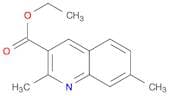 2,7-Dimethylquinoline-3-carboxylic acid ethyl ester
