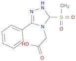 2-(5-Methanesulfonyl-3-phenyl-[1,2,4]triazol-4-yl)-acetic acid