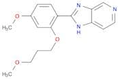 1H-Imidazo[4,5-c]pyridine, 2-[4-methoxy-2-(3-methoxypropoxy)phenyl]-