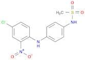 Methanesulfonamide, N-[4-[(4-chloro-2-nitrophenyl)amino]phenyl]-