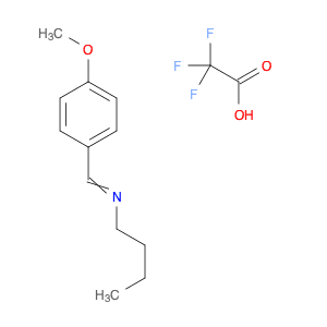 1-Butanamine, N-[(4-methoxyphenyl)methylene]-, trifluoroacetate