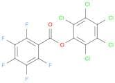 Benzoic acid, pentafluoro-, pentachlorophenyl ester