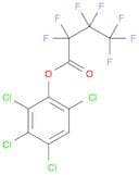 Butanoic acid, heptafluoro-, 2,3,4,6-tetrachlorophenyl ester