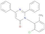 4(3H)-Pyrimidinone, 3-(2-chloro-6-methylphenyl)-2,6-diphenyl-