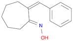 Cycloheptanone, 2-(phenylmethylene)-, oxime, (E,Z)-