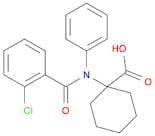 Cyclohexanecarboxylic acid, 1-[(2-chlorobenzoyl)phenylamino]-