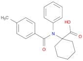 Cyclohexanecarboxylic acid, 1-[(4-methylbenzoyl)phenylamino]-