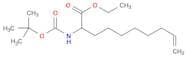 9-Decenoic acid, 2-[[(1,1-dimethylethoxy)carbonyl]amino]-, ethyl ester