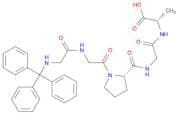L-Alanine, N-[N-[1-[N-[N-(triphenylmethyl)glycyl]glycyl]-L-prolyl]glycyl]-