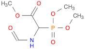 Acetic acid, (dimethoxyphosphinyl)(formylamino)-, methyl ester