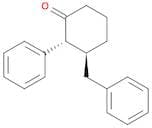 Cyclohexanone, 2-phenyl-3-(phenylmethyl)-, trans-