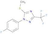 1H-1,2,4-Triazole, 1-(4-fluorophenyl)-5-(methylthio)-3-(trifluoromethyl)-