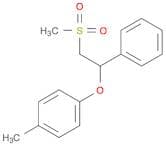 Benzene, 1-methyl-4-[2-(methylsulfonyl)-1-phenylethoxy]-