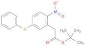 Benzeneacetic acid, 2-nitro-5-(phenylthio)-, 1,1-dimethylethyl ester