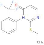 2-(Ethylthio)-3-(2-(trifluoromethyl)phenyl)pyrimidin-4(3H)-one