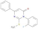 3-(2-Fluorophenyl)-2-(methylthio)-6-phenylpyrimidin-4(3H)-one