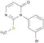 3-(3-Bromophenyl)-2-(methylthio)pyrimidin-4(3H)-one