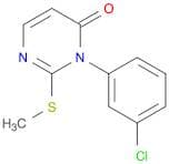 3-(3-Chlorophenyl)-2-(methylthio)pyrimidin-4(3H)-one
