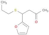 2-Butanone, 4-(2-furanyl)-4-(propylthio)-