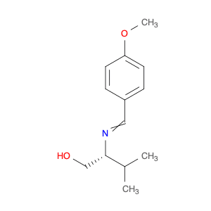 1-Butanol, 2-[[(4-methoxyphenyl)methylene]amino]-3-methyl-, (R)-