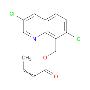 2-Butenoic acid, (3,7-dichloro-8-quinolinyl)methyl ester