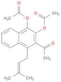 Ethanone, 1-[3,4-bis(acetyloxy)-1-(3-methyl-2-butenyl)-2-naphthalenyl]-