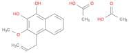1,2-Naphthalenediol, 3-methoxy-4-(2-propenyl)-, diacetate