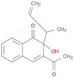 1(2H)-Naphthalenone, 3-acetyl-2-hydroxy-2-(1-methyl-2-propenyl)-