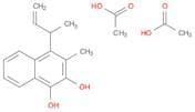 1,2-Naphthalenediol, 3-methyl-4-(1-methyl-2-propenyl)-, diacetate