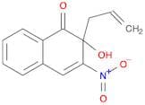 1(2H)-Naphthalenone, 2-hydroxy-3-nitro-2-(2-propenyl)-