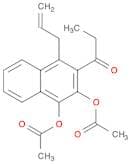 1-Propanone, 1-[3,4-bis(acetyloxy)-1-(2-propenyl)-2-naphthalenyl]-