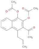 Ethanone, 1-[3,4-bis(acetyloxy)-1-(2-propenyl)-2-naphthalenyl]-