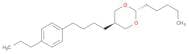 1,3-Dioxane, 2-pentyl-5-[4-(4-propylphenyl)butyl]-, trans-