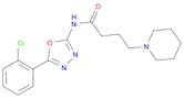 N-(5-(2-Chlorophenyl)-1,3,4-oxadiazol-2-yl)-4-(piperidin-1-yl)butanamide