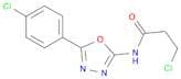 Propanamide, 3-chloro-N-[5-(4-chlorophenyl)-1,3,4-oxadiazol-2-yl]-