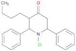4-Piperidinone, 3-butyl-1-chloro-2,6-diphenyl-