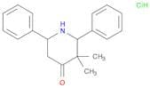 4-Piperidinone, 3,3-dimethyl-2,6-diphenyl-, hydrochloride