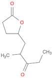 2(3H)-Furanone, dihydro-5-(2-methyl-3-oxopentyl)-