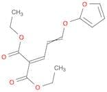 Propanedioic acid, [3-(2-furanyloxy)-2-propenylidene]-, diethyl ester
